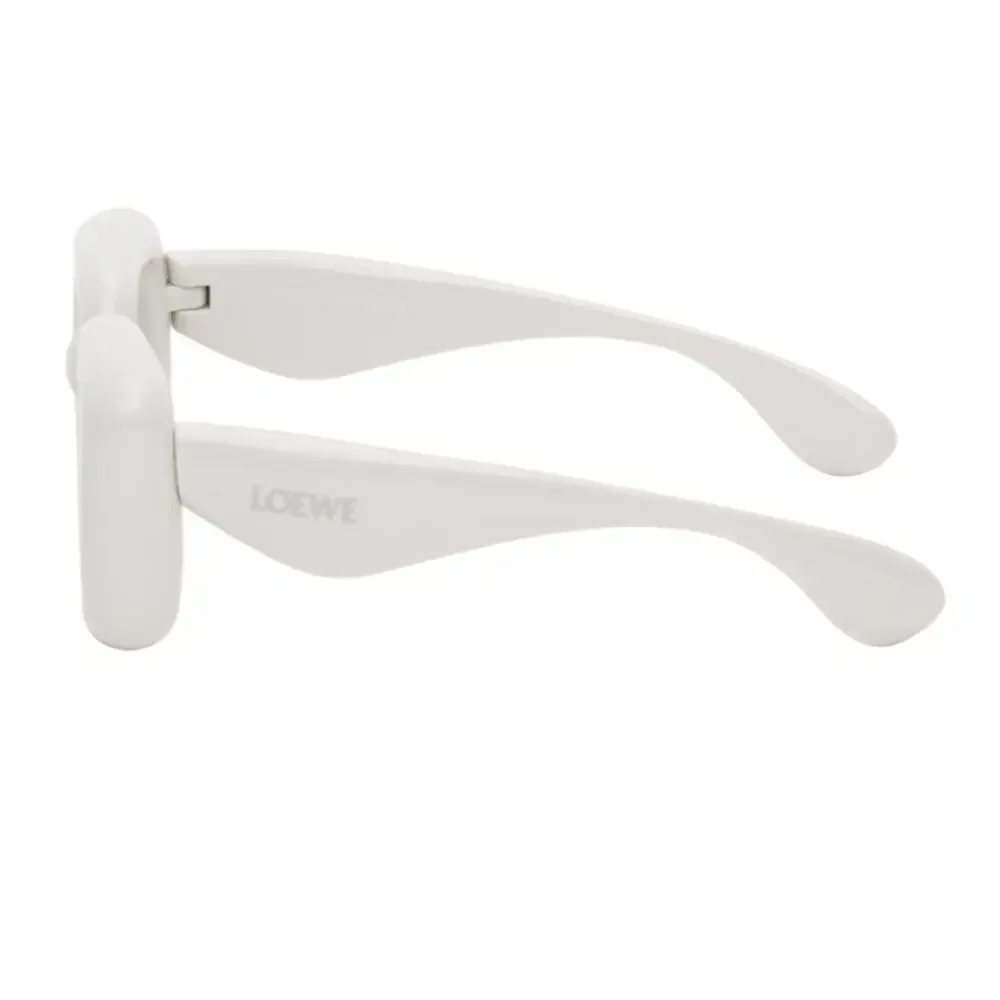 New Loewe Inflated White Square Sunglasses